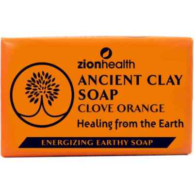 Мыло Zion Health Ancient Clay Soap - Clove Orange 6 oz Bar(S)