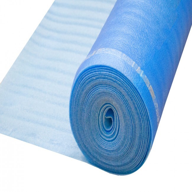Vapor Barrier Flooring Underlayment for Laminate Floor w/tape 3in1 2mm 500sf