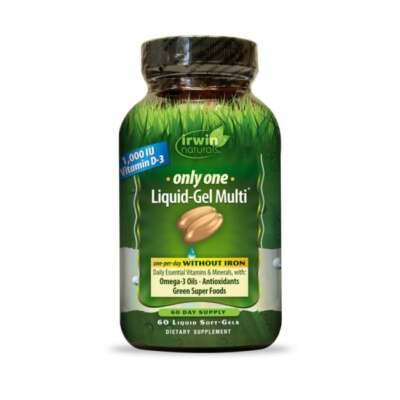 Irwin Naturals Only One Liquid Gel Multi без железа 60 гелей