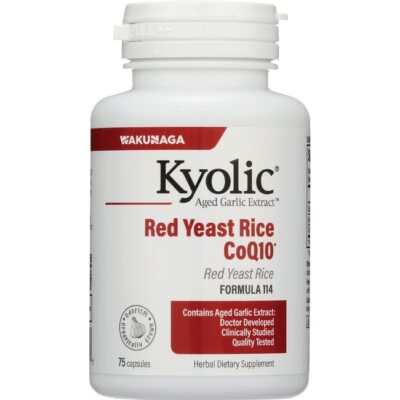 Kyolic Красный дрожжевой рис Coq10 Formula 114 75 капсул