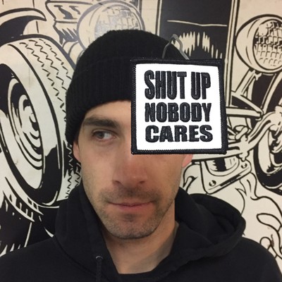 Shut Up Nobody Cares Embroidered Iron On Patch by Seven 13 Productions STFU FTW