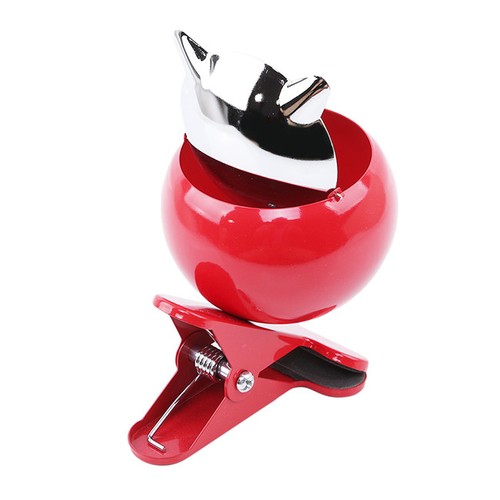 Metal Table Desk Clip Clamp Ashtray Flip Cover Cigarette Ash Bin Smoking Tool G