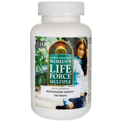 Source Naturals Женская жизненная сила содержит более 180 таблеток