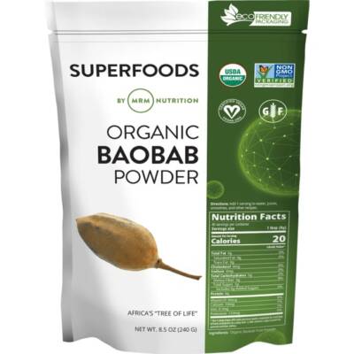 MRM Nutrition Органический порошок баобаба 8,5 унций Pwdr