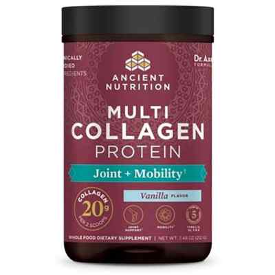 Ancient Nutrition Multi Collagen Protein Joint + Mobility - Vanilla 7.48 oz Pwdr