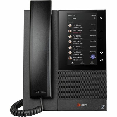 Poly CCX 500 IP Phone Corded Corded/Cordless Bluetooth Desktop Black 849A4AA