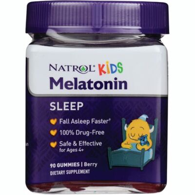 Natrol Kids Мелатониновые жевательные конфеты - ягоды 1 мг 90 жевательных конфет
