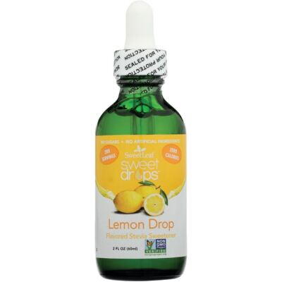 Wisdom Natural Sweetleaf Сладкие капли Лимонная капля Жидкая Стевия 2 жидких унции Liq