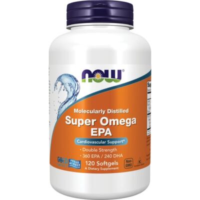 NOW Foods Super Omega Epa Fish Oil - Двойная сила 120 Sgels