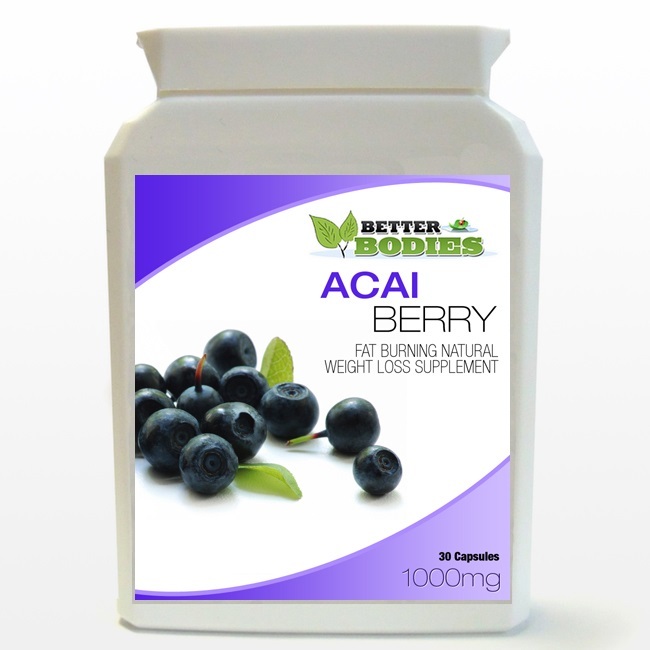 Details About Acai Berry Burn Fat Burner Lose Weight Loss Slimming Diet Capsules Bottle