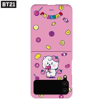 BTS BT21 Authentic RJ Jelly Candy Cover For Samsung Galaxy Z Flip4 Slim Case