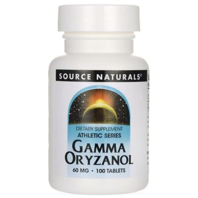 Source Naturals Гамма-оризанол 60 мг 100 таблеток