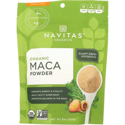 Органический порошок маки Navitas Organics, 8 унций, упаковка