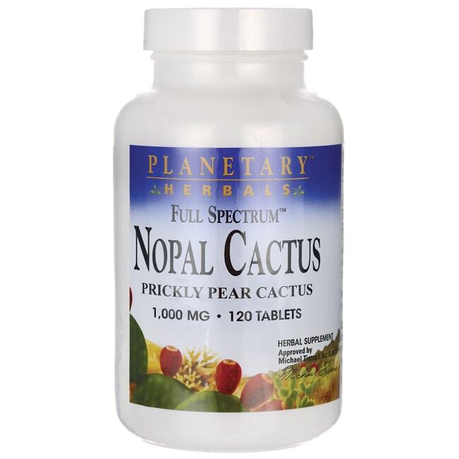 Planetary Herbals Full Spectrum Nopal Cactus 1,000 mg 120 Tabs