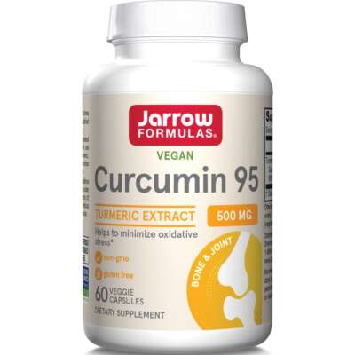 Jarrow Formulas, Inc. Веганский куркумин 95 500 мг 60 растительных капсул