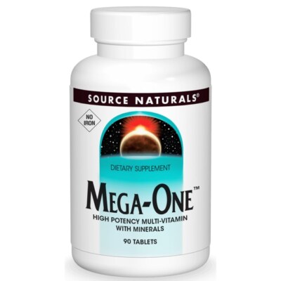 Source Naturals Mega-One без железа 90 таблеток