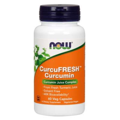 NOW Foods Куркумин Curcufresh 500 мг 60 растительных капсул