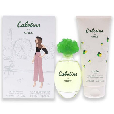 Cabotine by Parfums Gres for Women - 2 Pc Gift Set 3.4oz EDT Spray, 6.8oz Bod...