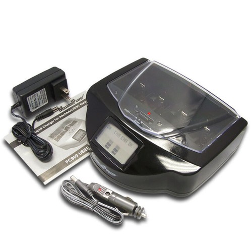 MaximalPower Universal Rapid Charger & Battery Tester for AA AAA C D 9V (FC999)