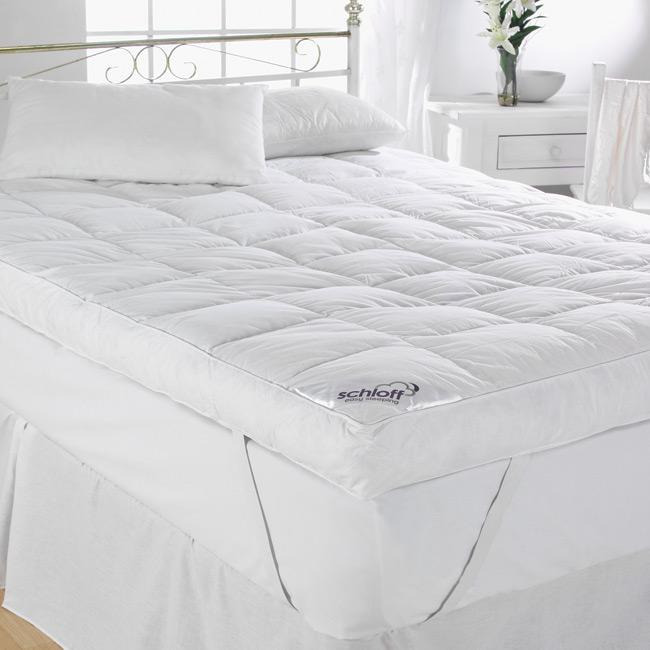 SCHLOFF DOUBLE EXTRA DEEP FEATHER AND DOWN MATTRESS TOPPER BRAND NEW