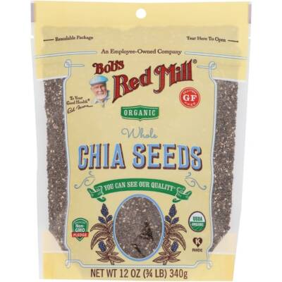 Органические цельные семена чиа Bobs Red Mill 12 унций