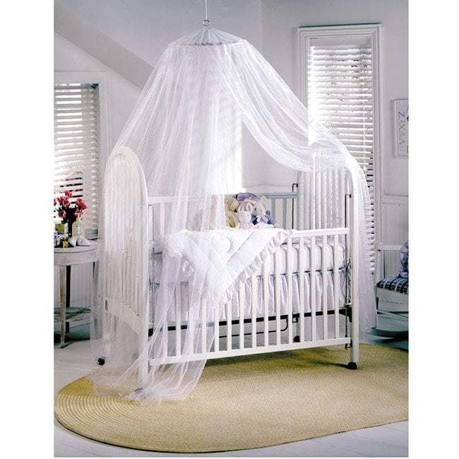 Baby Crib Canopy Hanging Infant Bed Cover Soft Netting Lightweight