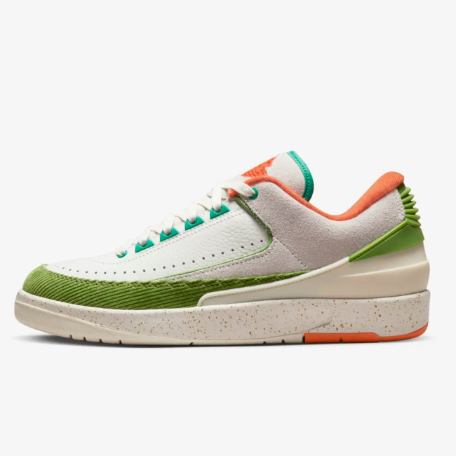 

Женские низкие кроссовки Nike Air Jordan 2 «Титан» (DV6206-183) Expeditedship, White / green, Nike Women's Air Jordan 2