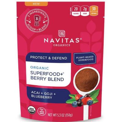 Navitas Organics Organic Superfood + Berry Blend 5,3 унции Pwdr