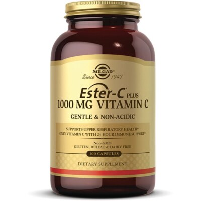 Solgar Ester-C Plus 1,000 mg Vitamin C 100 Caps