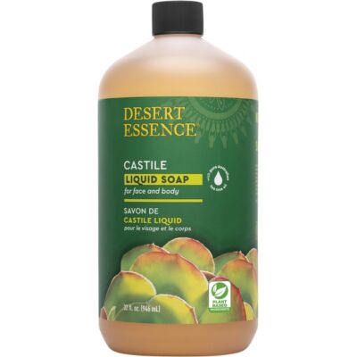 Жидкое мыло Desert Essence Castile для лица и тела 32 жидких унции Liq