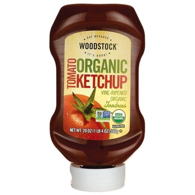 Woodstock Foods Органический томатный кетчуп, бутылка 20 унций (S)