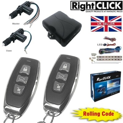 2 door Central Locking Kit Remote Keyless (Up-gradable to 4 doors) 2D-CLR698-3BT