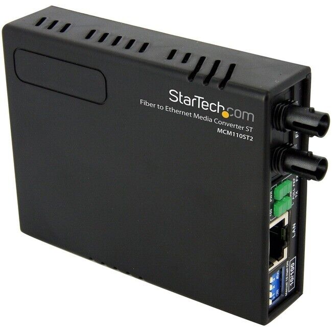 Startech 10/100 Multi Mode Fiber Copper Fast Ethernet Media Converter St