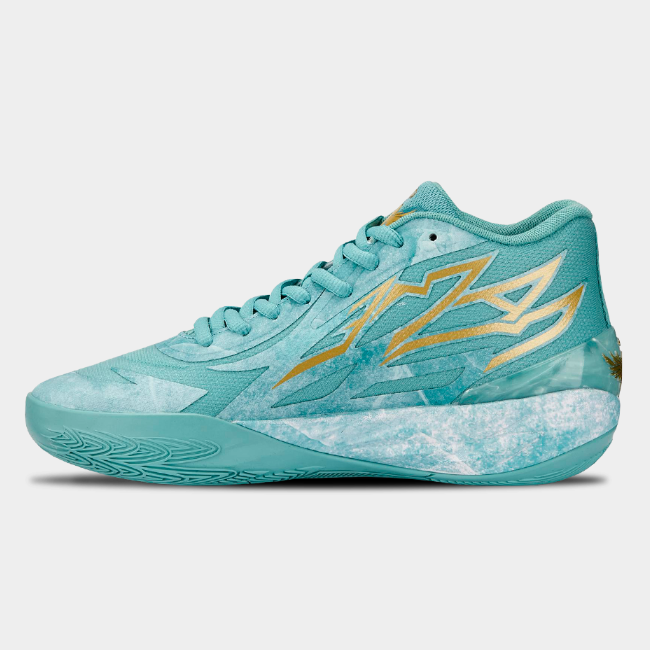 

Кроссовки Puma MB.02 Jade Зеленый/Золотой — 37828401 Expeditedship, Blue green / gold, Puma MB.02 'Jade'