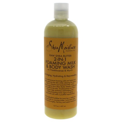 UPC 764302280873 product image for Shea Moisture Raw Shea Butter 2-in-1 Foaming Milk & Body Wash 472.0 Ml Skincare | upcitemdb.com