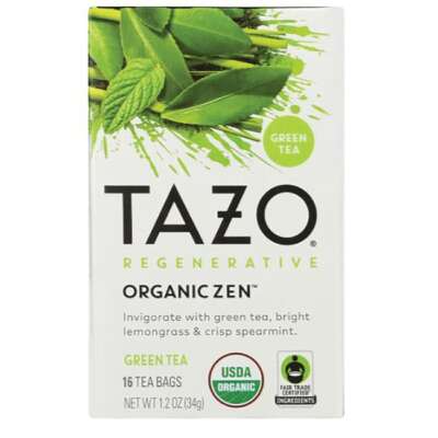 Зеленый чай Tazo Tea - органический Zen 16 Bag(S)