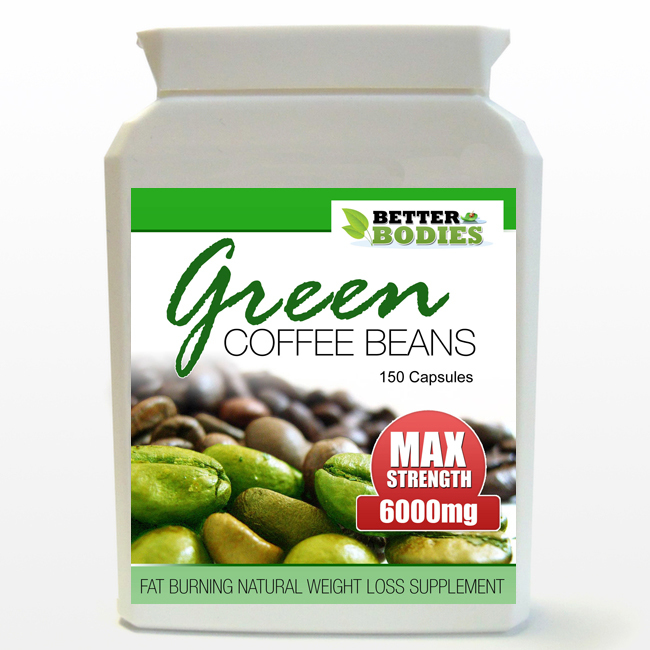 GREEN COFFEE BEAN EXTRACT MAX STRENGTH 6000mg WEIGHT LOSS SLIMMING DIET