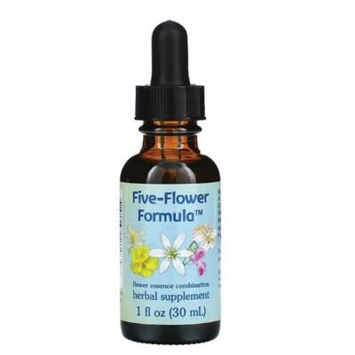 Flower Essence Services Five-Flower Formula Dropper 1 жидкая унция Liq