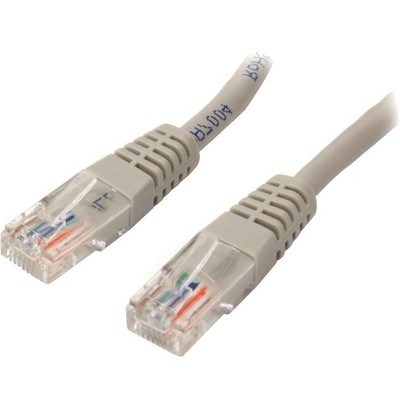 StarTech 100 ft Gray Molded Cat5e UTP Patch Cable