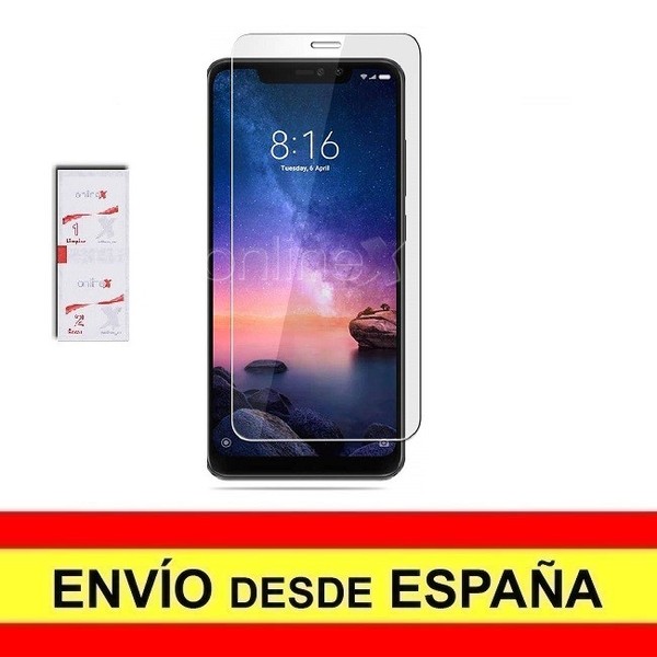 Cristal Templado XIAOMI REDMI NOTE 6 PRO Protector Pantalla Toallita