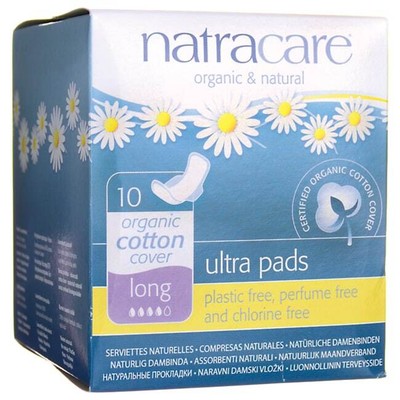 Подушечки Natracare Ultra - длинные, 10 шт.