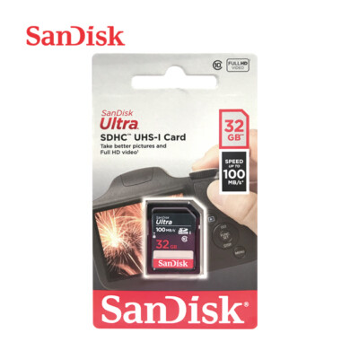 SanDisk Ultra Class10 UHS-I SD 16GB 32GB 64GB 80-100MB/s SDHC SDXC Memory Card