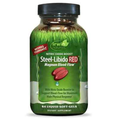 Irwin Naturals Steel-Libido Red 84 Sgels