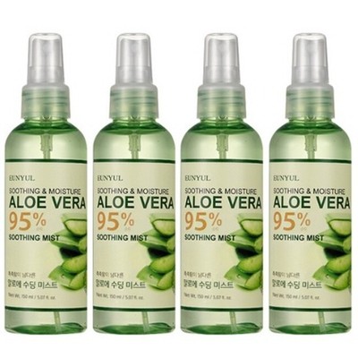 EUNYUL Aloe Soothing Mist 150ml(5.07oz)x4pcs Soothing & Moisture Cooling kBeauty