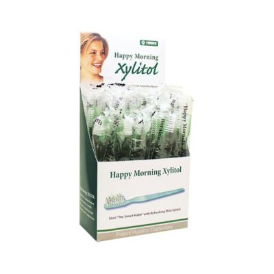 Одноразовые зубные щетки с ксилитом Hager Pharma Happy Morning, 50 Ct