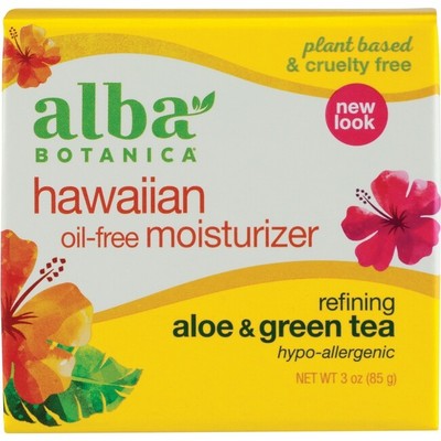 Alba Botanica Гавайский безмасляный увлажняющий крем - очищение алоэ и зеленого чая