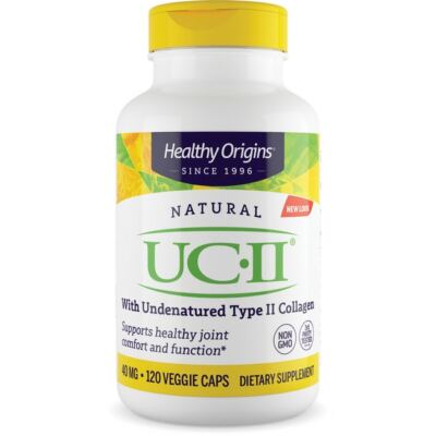 Healthy Origins Натуральный коллаген Uc-II 40 мг 120 растительных капсул