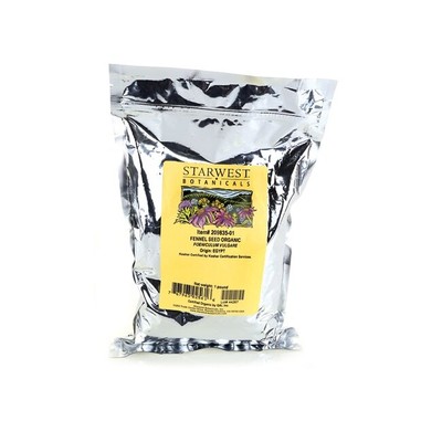 Органические семена фенхеля Starwest Botanicals, 1 фунт, упаковка