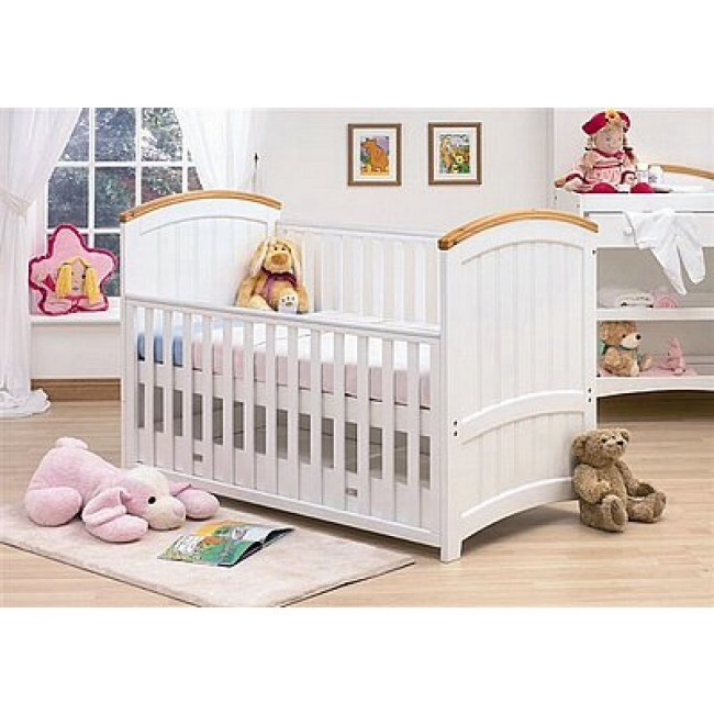 Tutti Bambini Barcelona cot bed with drop down side. in Peterhead