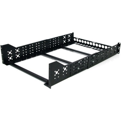 StarTech 3U Fixed 19'' Adjustable Depth Universal Server Rack Rails